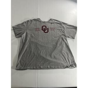 Oklahoma Sooners University Size 3XL Nike T Short Short Sleeve